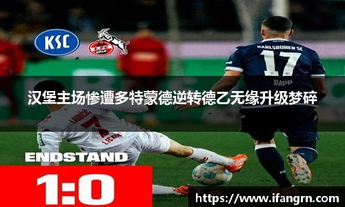 汉堡主场惨遭多特蒙德逆转德乙无缘升级梦碎